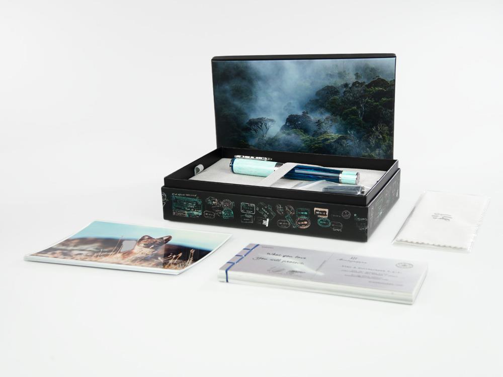 Stylo Plume Montegrappa Wild Arctic, Bleu, Edition Limitée, ISWDR-AA