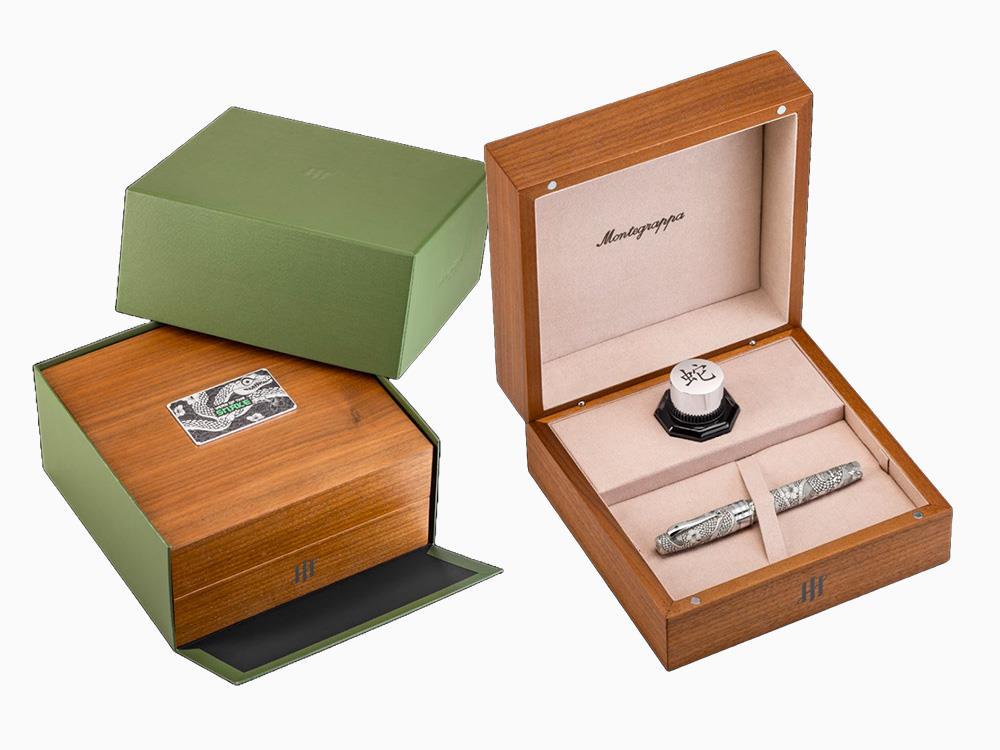 Stylo Plume Montegrappa Extra Year of the Snake EL, Argent, ISYNN-SE