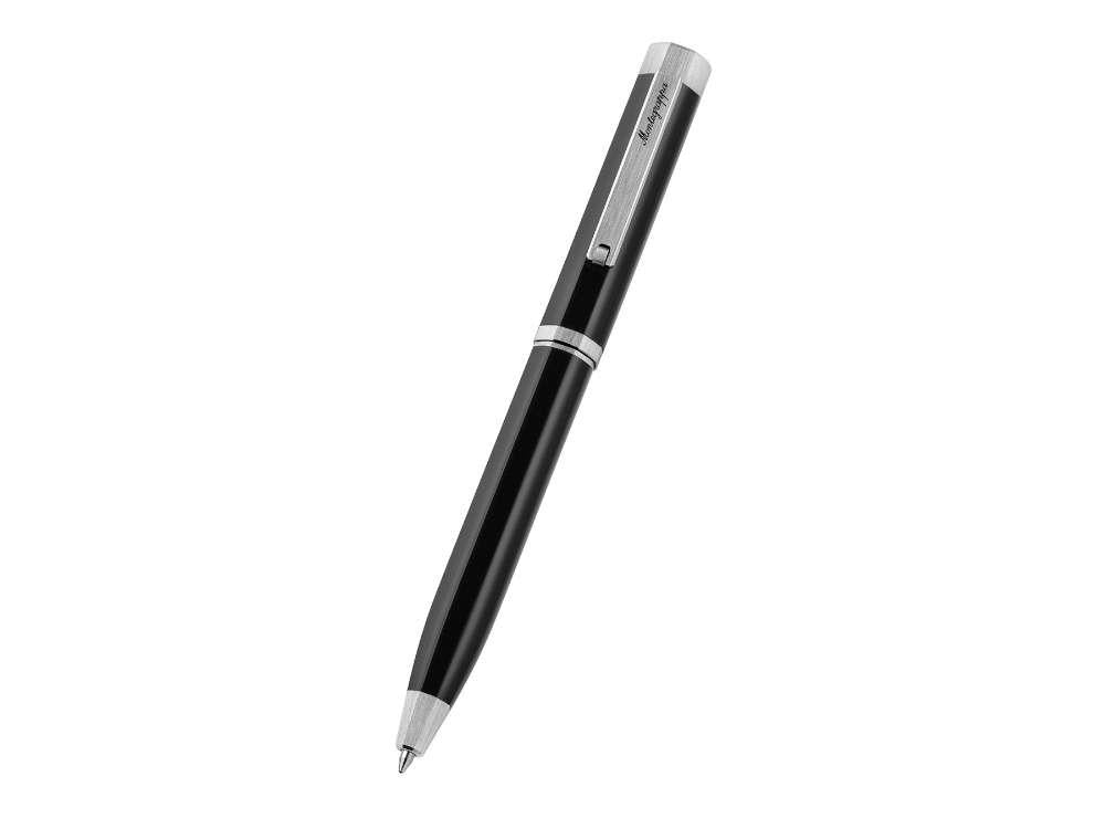 Stylo bille Montegrappa Otto, Noir, Attributs Palladium, ISZ8IBIP