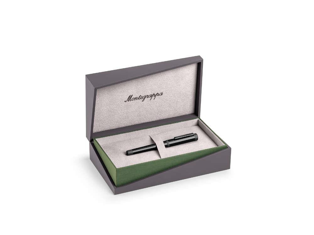 Roller Montegrappa Otto, Résine Acrilique, Noir, PVD, ISZ8IRIC