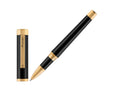 Roller Montegrappa Otto, Résine Acrilique, Noir, Plaqué or, ISZ8IRIY