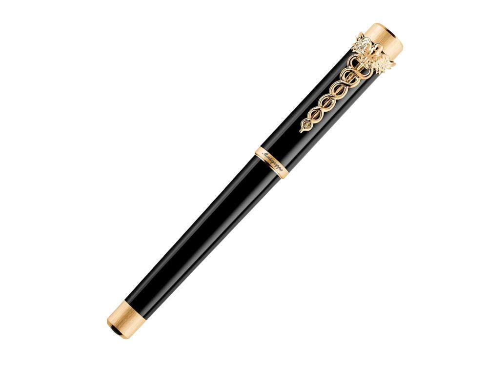 Stylo Plume Montegrappa Zero Caduceus Yellow Gold, 14k, ISZEC-4Y