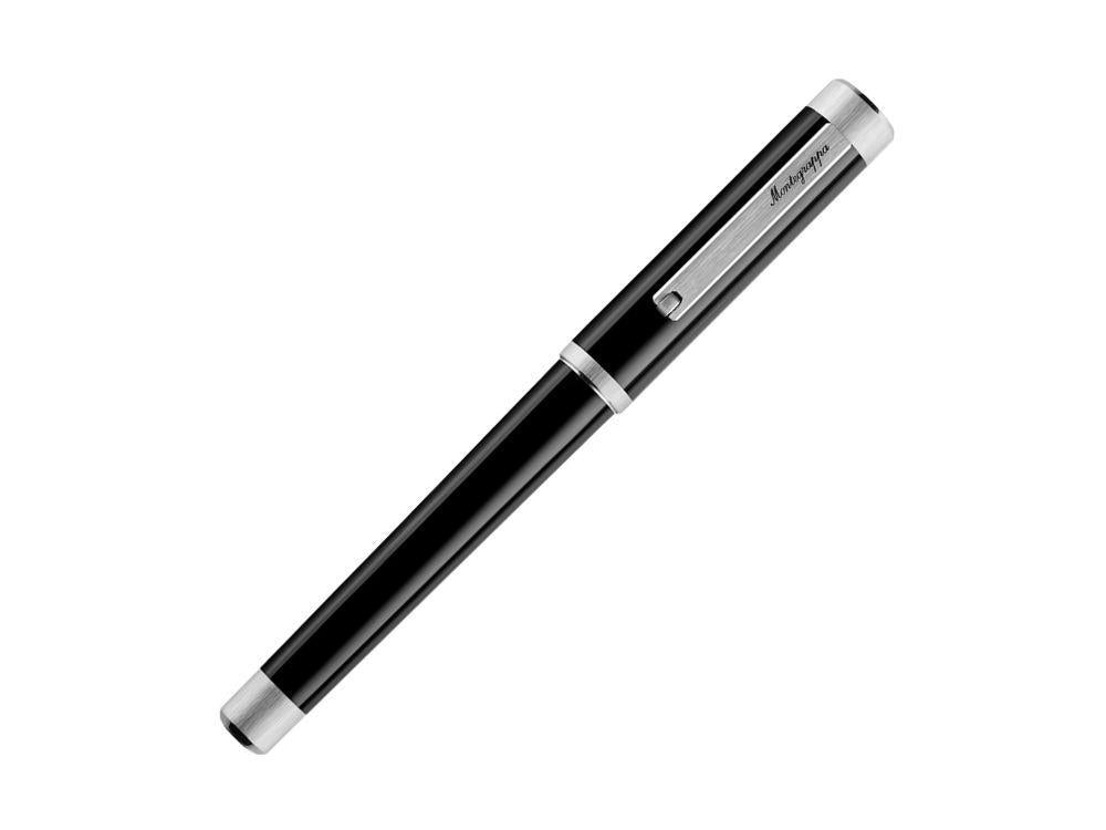 Stylo Plume Montegrappa Zero Zodiac Caduceus Palladium en Acier