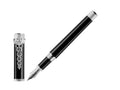 Stylo Plume Montegrappa Zero Caduceus Palladium en Acier