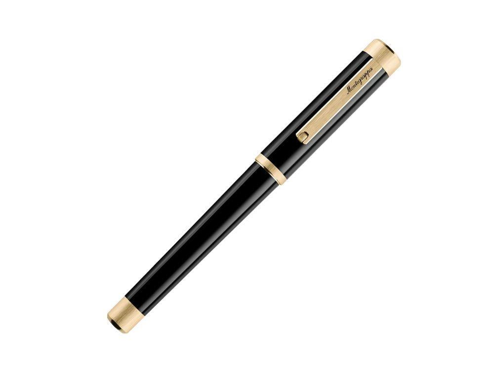 Stylo Plume Montegrappa Zero Zodiac Caduceus Yellow Gold en Acier