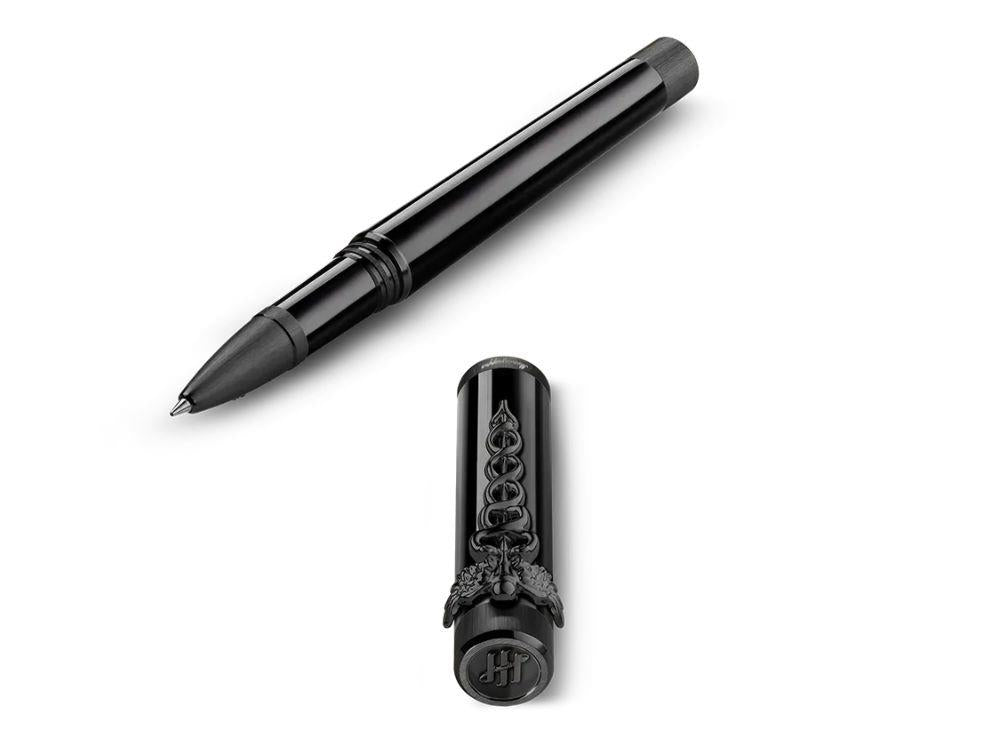 Roller Montegrappa Zero Caduceus Ultra Black, Noir, ISZECRIC