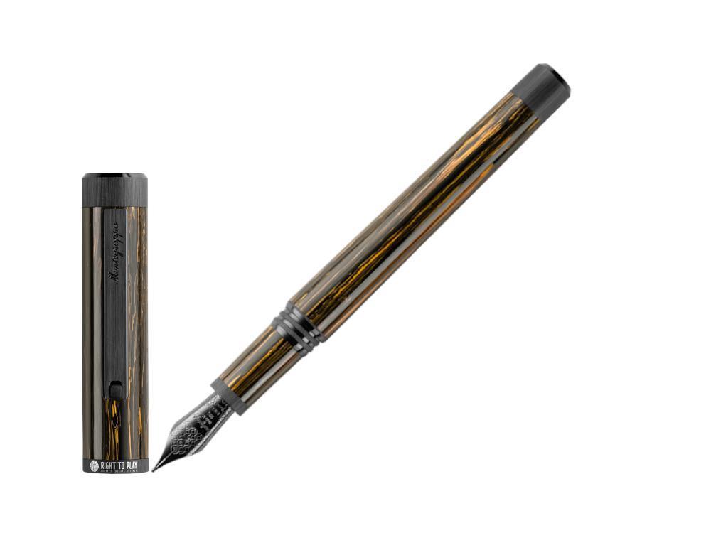 Plume Montegrappa Solidarity Edition Right To Play, Or 14K, ISZEI-4C-007