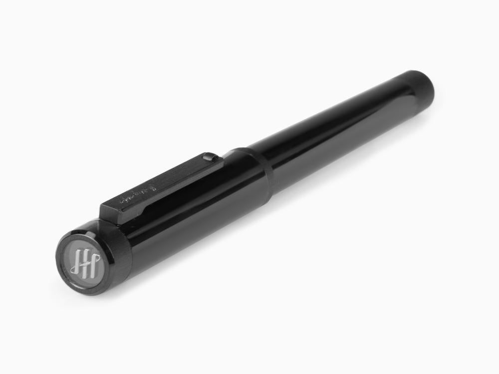 Stylo Plume Montegrappa Zero, Noire, Ultra Black Ruthenium, ISZEI-4C