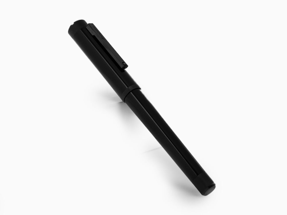 Stylo Plume Montegrappa Zero, Résine Noire, Ultra Black, ISZEI-IC
