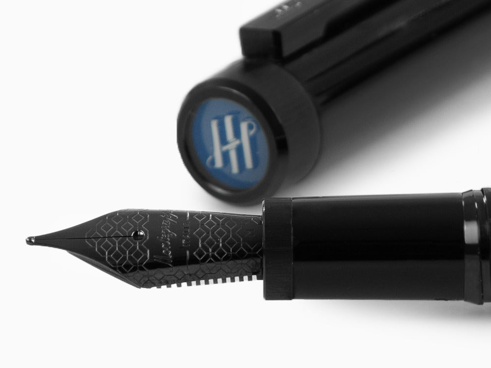 Stylo Plume Montegrappa Zero, Résine Noire, Ultra Black, ISZEI-IC
