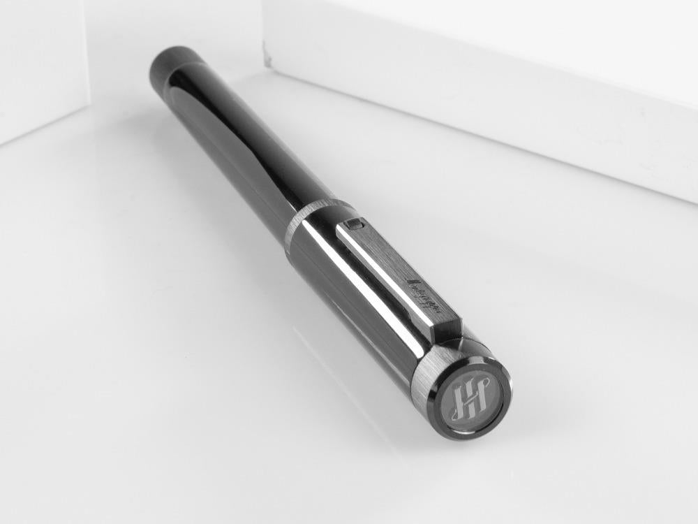 Stylo Plume Montegrappa Zero, Résine Noire, Flex , ISZEI-XC