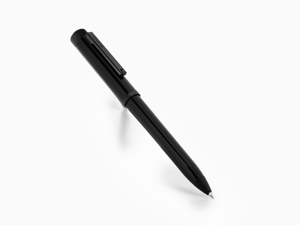 Stylo bille Montegrappa Zero, Résine Noire, Ultra Black, ISZEIBIC