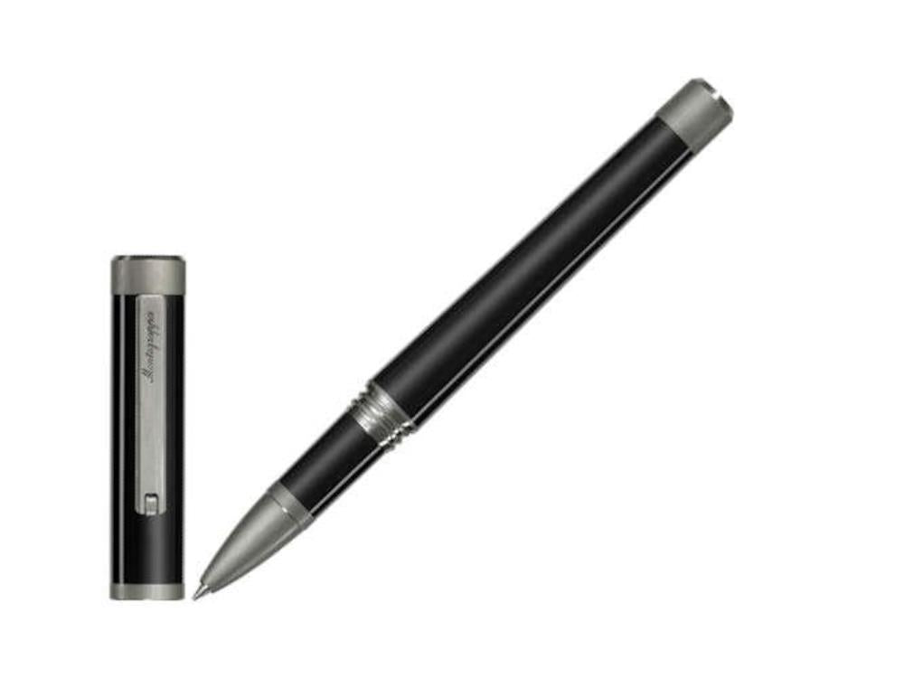 Roller Montegrappa Zero, Résine Noire, Ultra Black, ISZEIRIC