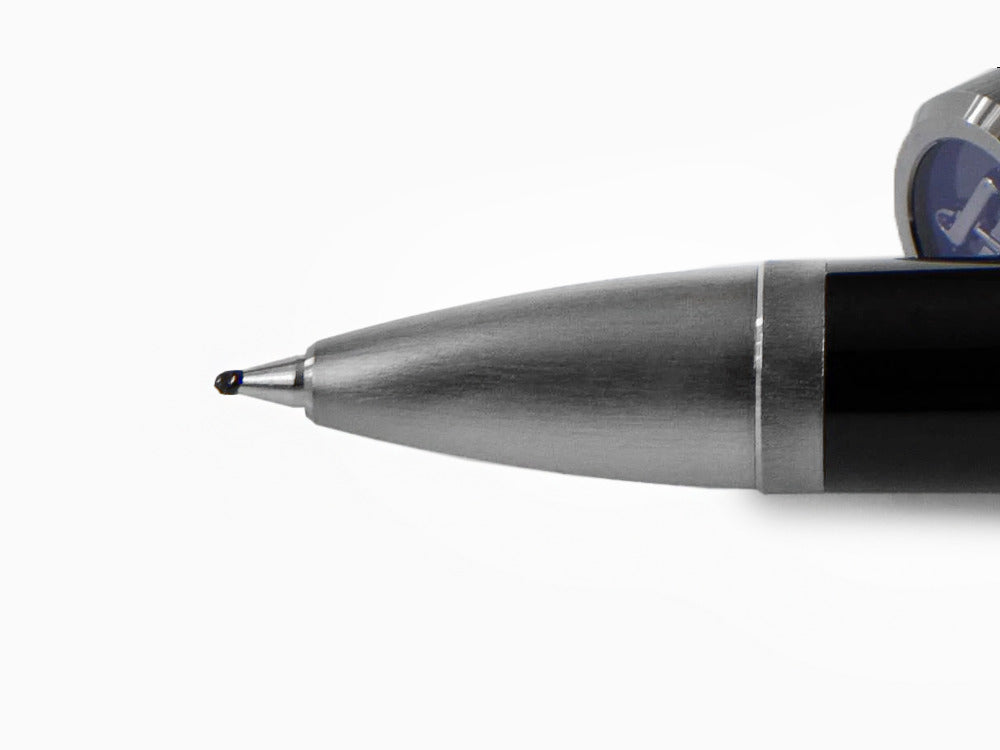 Roller Montegrappa Zero, Résine Noire, Ultra Black, ISZEIRIC