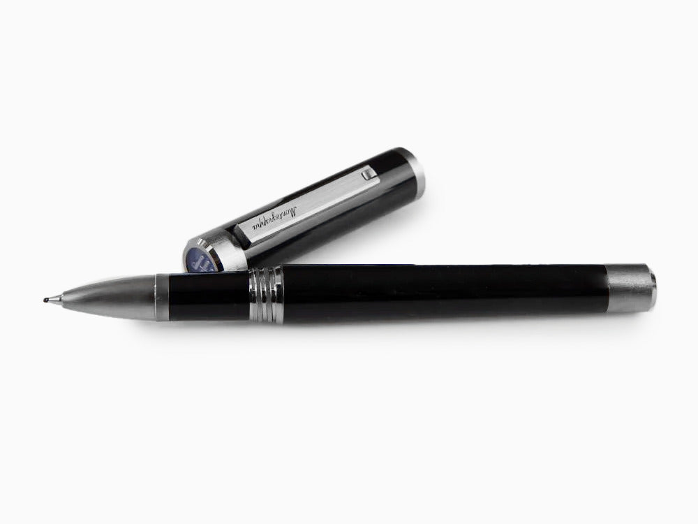 Roller Montegrappa Zero, Résine Noire, Ultra Black, ISZEIRIC