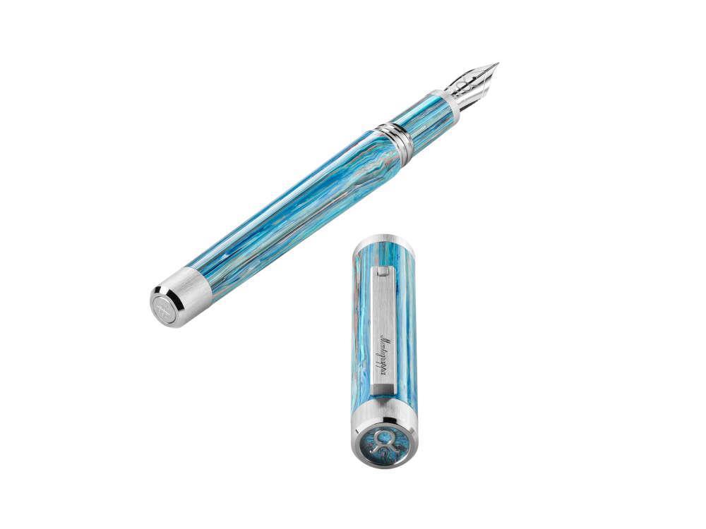 Stylo Plume Montegrappa Zero Zodiac Taurus, Or 14K, LE, ISZEZ-4P-A1