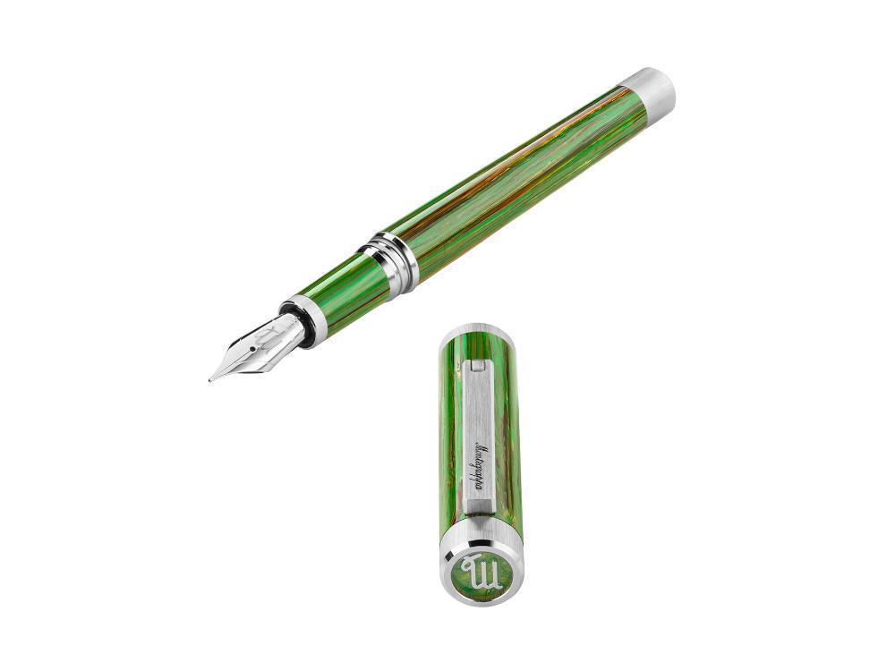 Stylo Plume Montegrappa Zero Zodiac Virgo, 14k, LE, ISZEZ-4P-G8