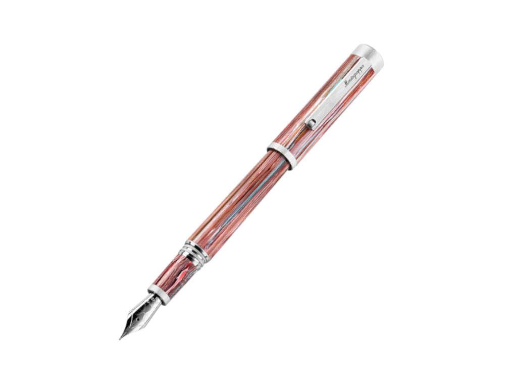 Stylo Plume Montegrappa Zero Zodiac Pisces, Rose, Or 14k, ISZEZ-4P-S2