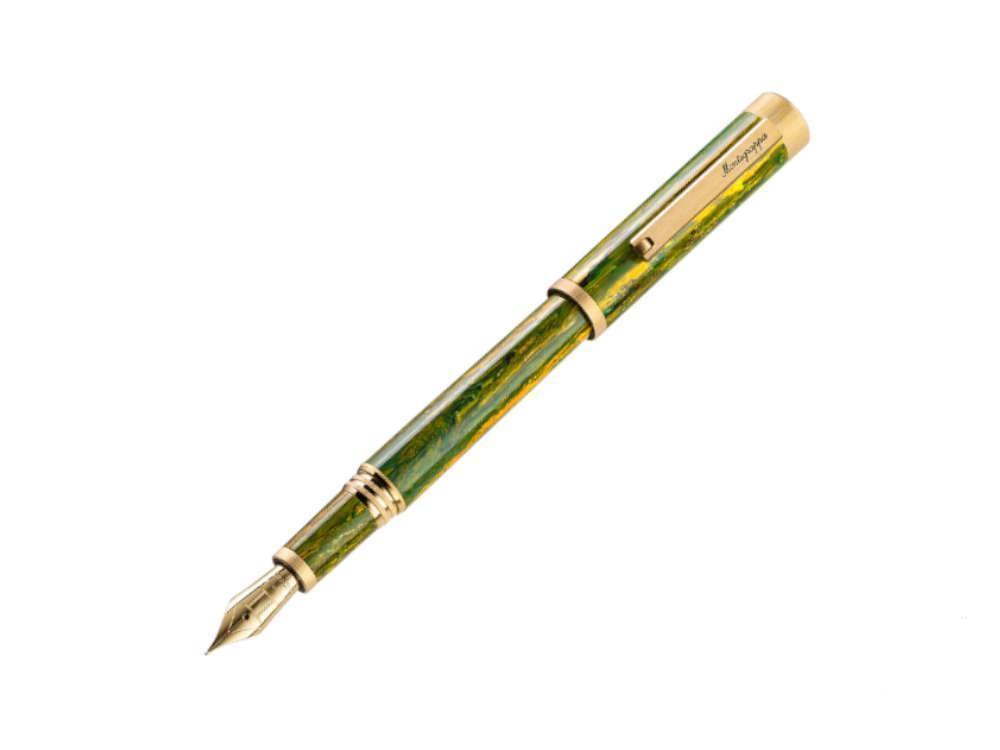 Stylo Plume Montegrappa Zero Zodiac Gemini, 14k, LE, ISZEZ-4Y-G7