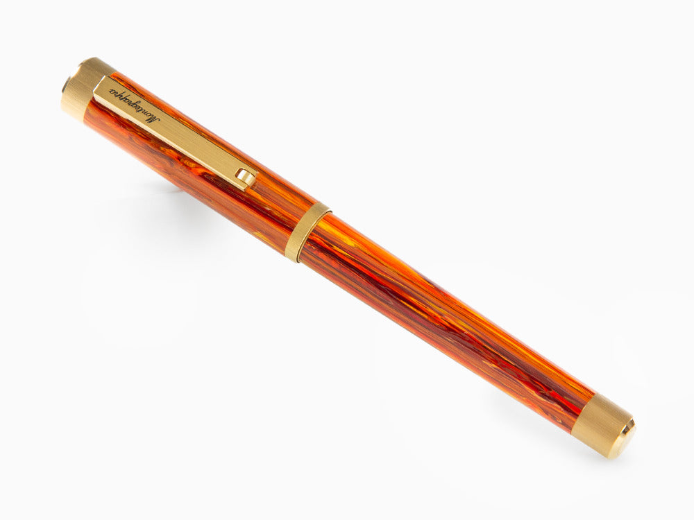 Stylo Plume Montegrappa Zero Zodiac Leo, 14k, Ed. Limitée, ISZEZ-4Y-O2