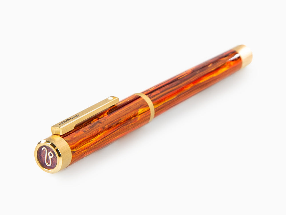 Stylo Plume Montegrappa Zero Zodiac Leo, 14k, Ed. Limitée, ISZEZ-4Y-O2