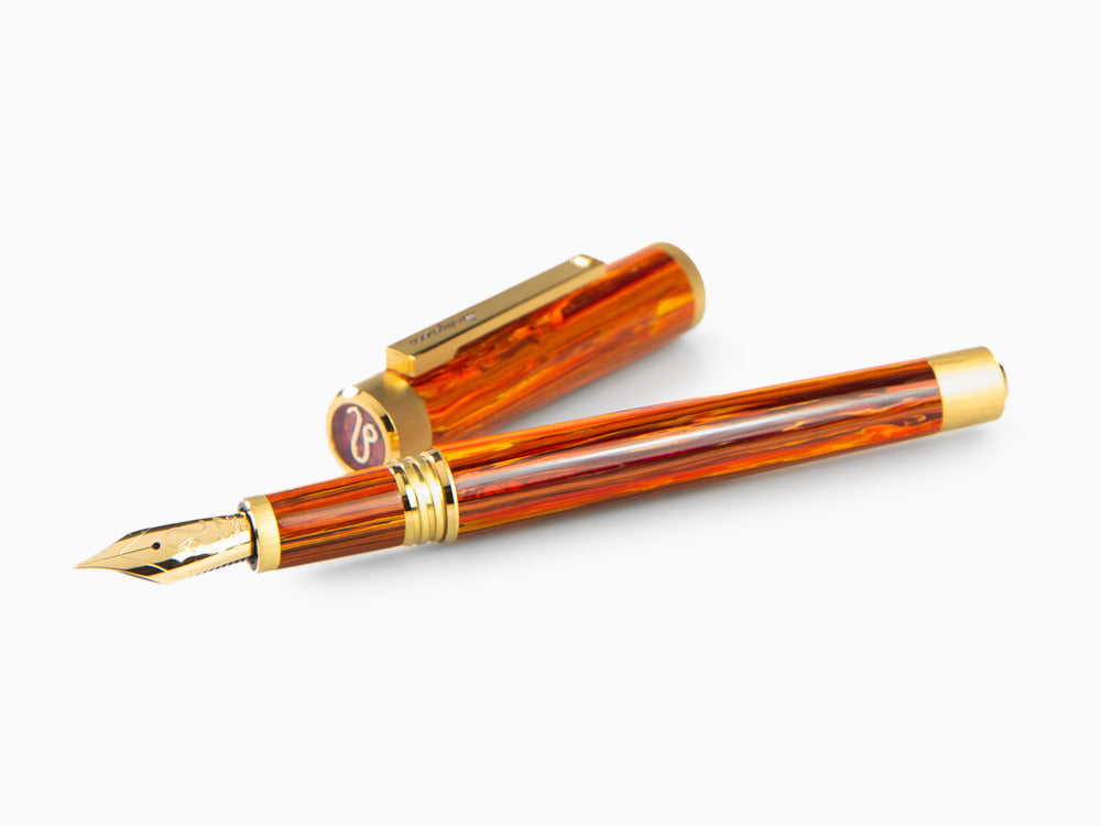 Stylo Plume Montegrappa Zero Zodiac Leo, 14k, Ed. Limitée, ISZEZ-4Y-O2