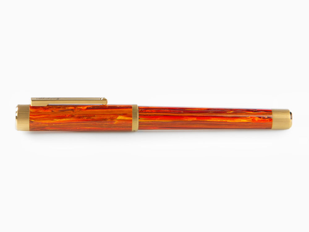 Stylo Plume Montegrappa Zero Zodiac Leo, 14k, Ed. Limitée, ISZEZ-4Y-O2