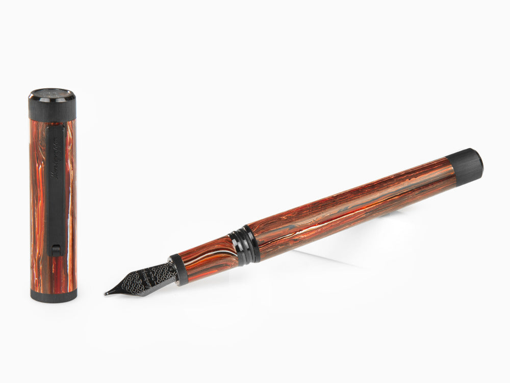 Stylo Plume Montegrappa Zero Zodiac Scorpio, Acier, ISZEZ-IC-R4