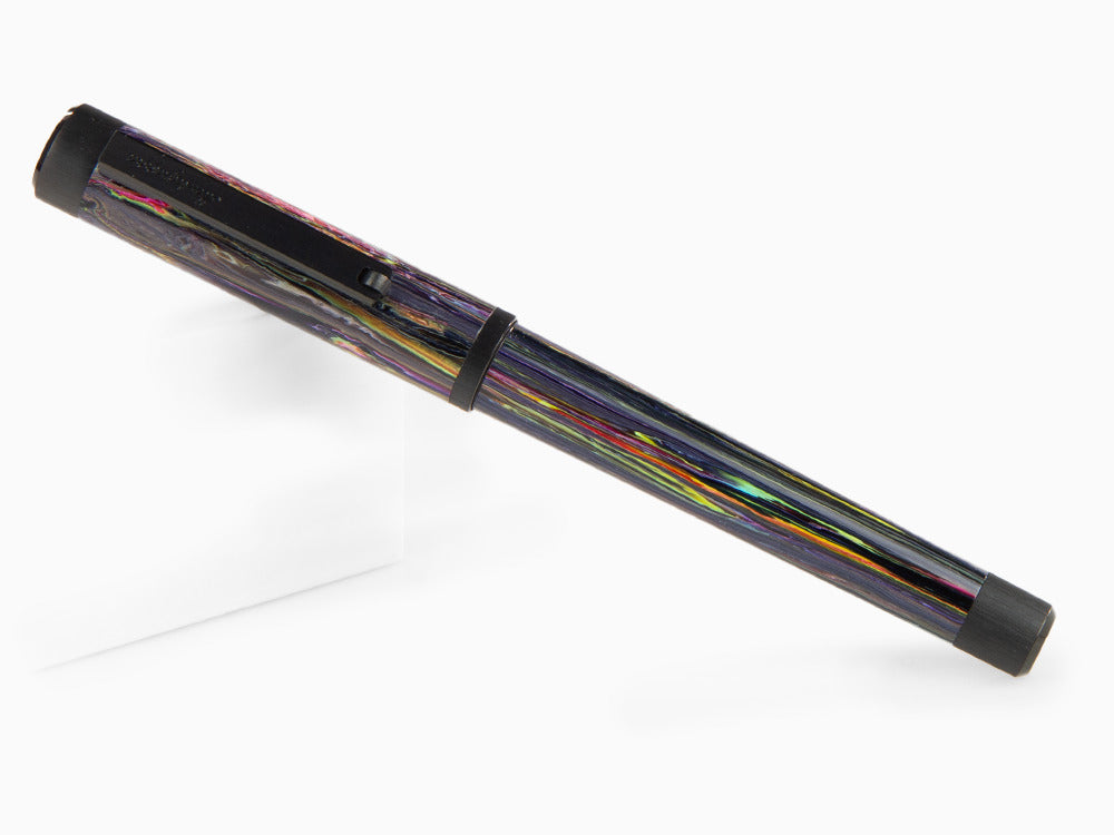 Stylo Plume Montegrappa Zero Zodiac Aquarius, Acier, ISZEZ-IC-V1