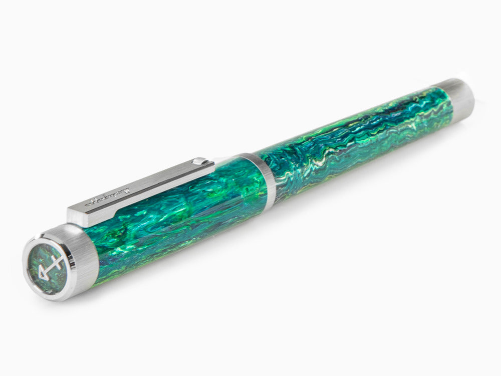 Stylo Plume Montegrappa Zero Zodiac Sagittarius, Acier, ISZEZ-IP-G10