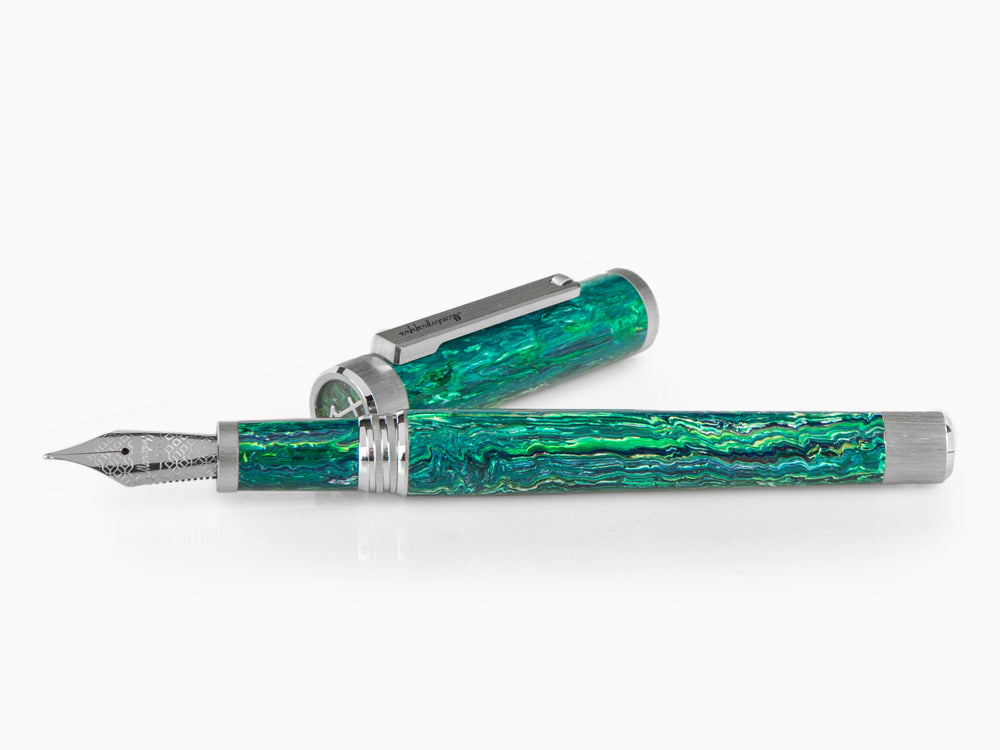 Stylo Plume Montegrappa Zero Zodiac Sagittarius, Acier, ISZEZ-IP-G10