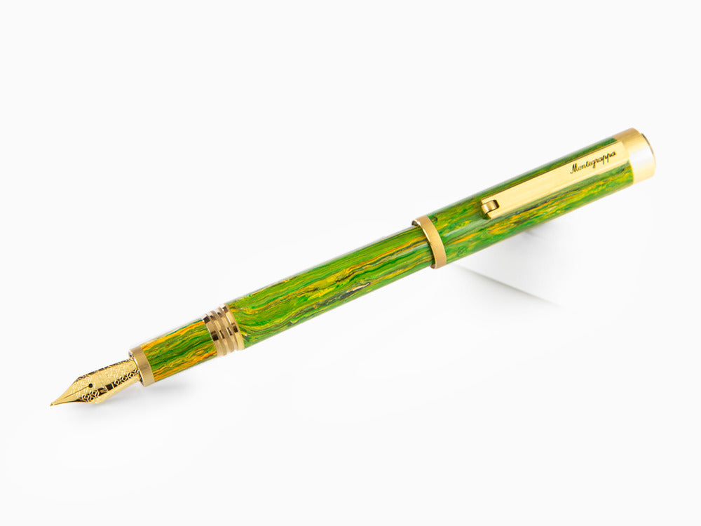 Stylo Plume Montegrappa Zero Zodiac Gemini, Acier, ISZEZ-IY-G7