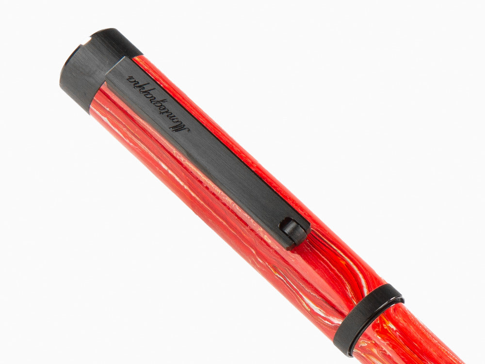 Stylo bille Montegrappa Zero Zodiac Aries, Rouge, Acier PVD, ISZEZBIC-R3