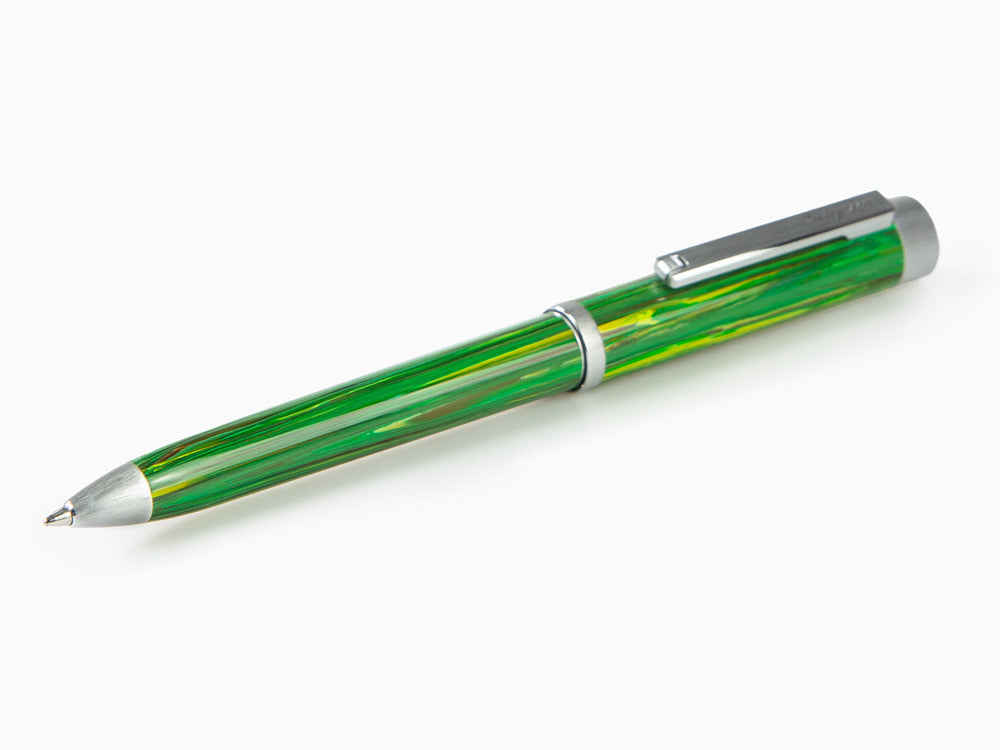 Stylo bille Montegrappa Zero Zodiac Virgo, Vert, Acier inoxydable, ISZEZBIP-G8