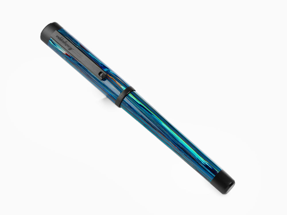 Roller Montegrappa Zero Zodiac Libra, Montegrappite, Bleu, PVD, ISZEZRIC-B8