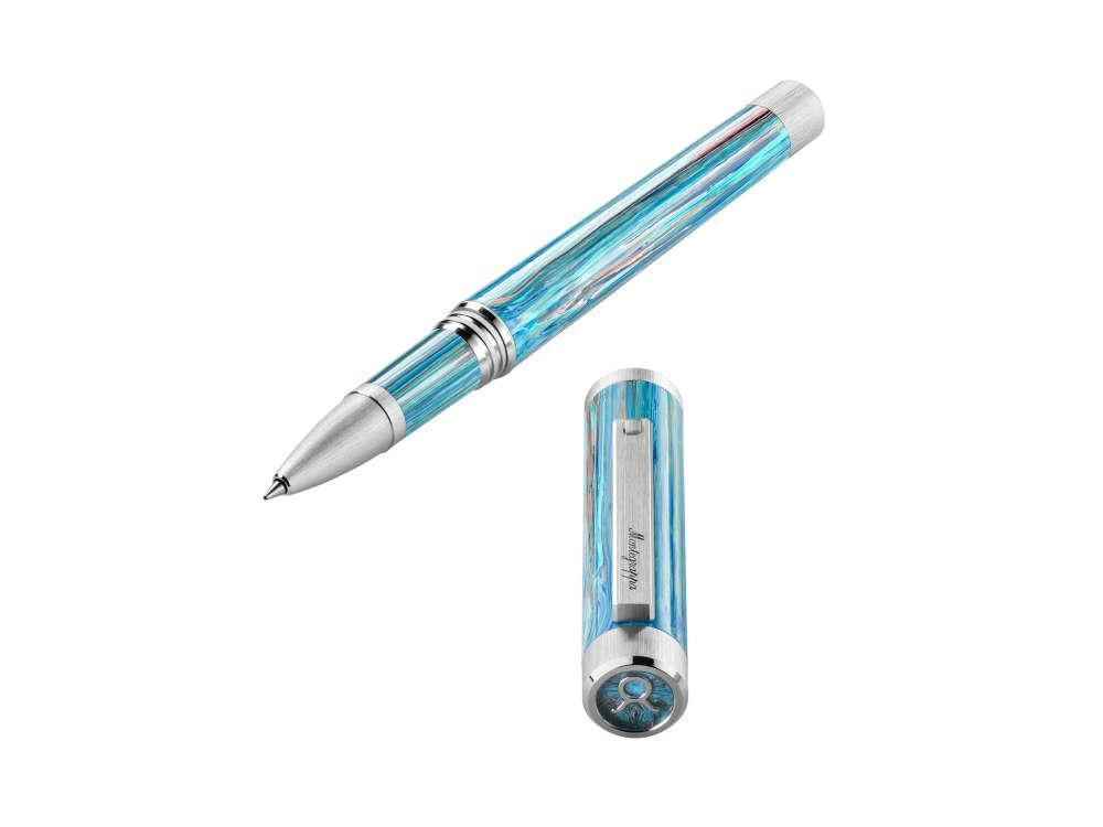 Roller Montegrappa Zero Zodiac Taurus, Montegrappite, Bleu, ISZEZRIP-A1
