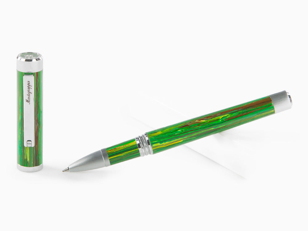 Roller Montegrappa Zero Zodiac Virgo, Montegrappite, Vert, Acier, ISZEZRIP-G8