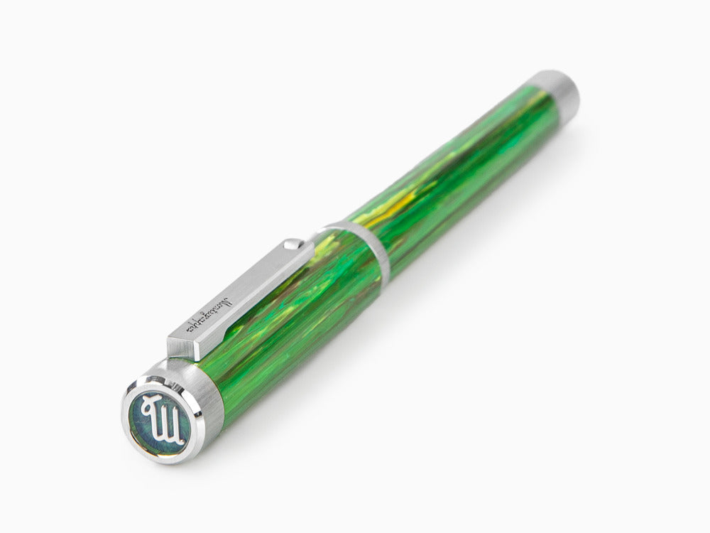 Roller Montegrappa Zero Zodiac Virgo, Montegrappite, Vert, Acier, ISZEZRIP-G8