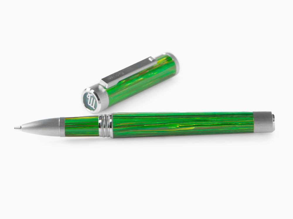 Roller Montegrappa Zero Zodiac Virgo, Montegrappite, Vert, Acier, ISZEZRIP-G8