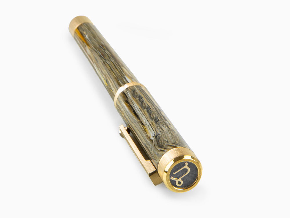 Roller Montegrappa Zero Zodiac Capricorn, Montegrappite, Plaqué or, ISZEZRIY-M3