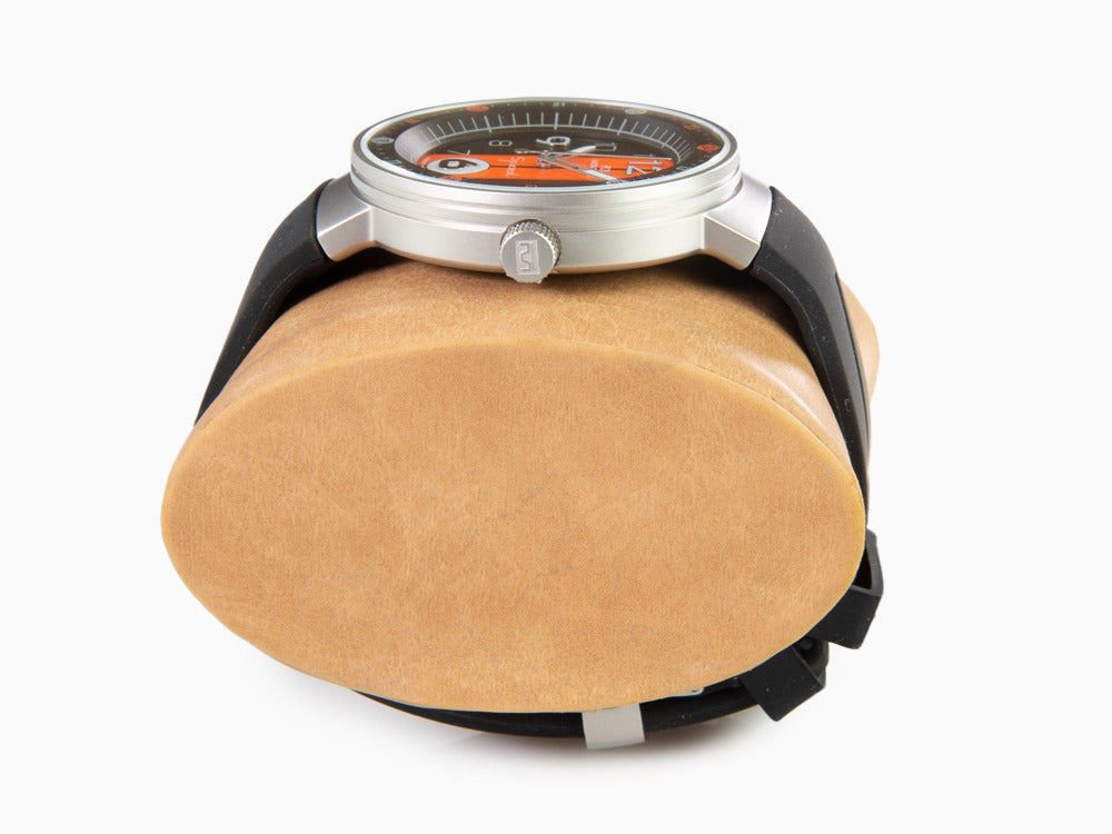 Montre à Quartz Montjuic Sport, Acier Inoxydable 316L, Noir, 43 mm, MJ1.0801.S