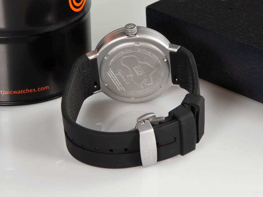 Montre à Quartz Montjuic Special, Acier Inoxydable 316L, Bleu, 43 mm, MJ1.1004.S