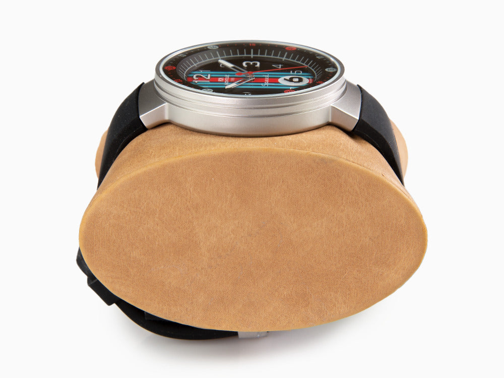 Montre à Quartz Montjuic Special, Acier Inoxydable 316L, Noir, 43 mm, MJ1.1302.S