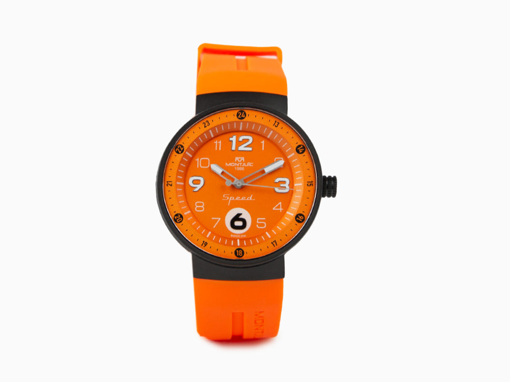 Montre à Quartz Montjuic Speed Special Racing Series, Orange, 43 mm, MJ1.1712.B