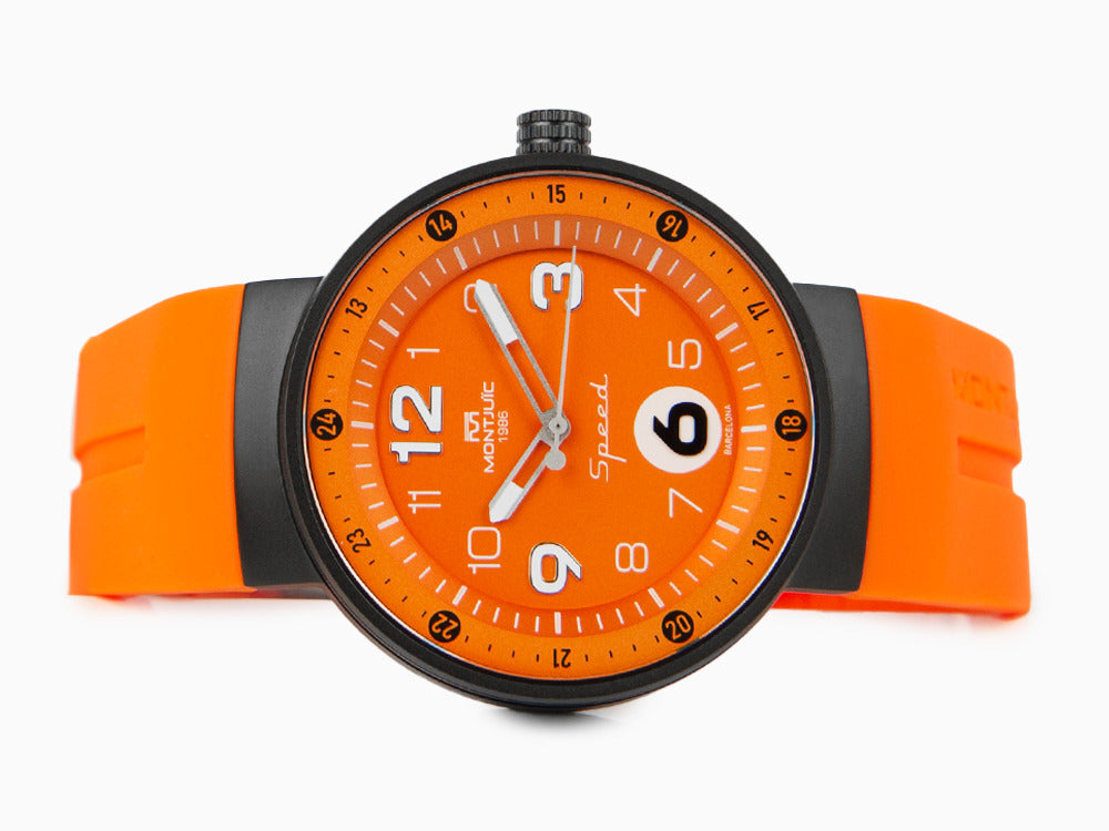 Montre à Quartz Montjuic Speed Special Racing Series, Orange, 43 mm, MJ1.1712.B