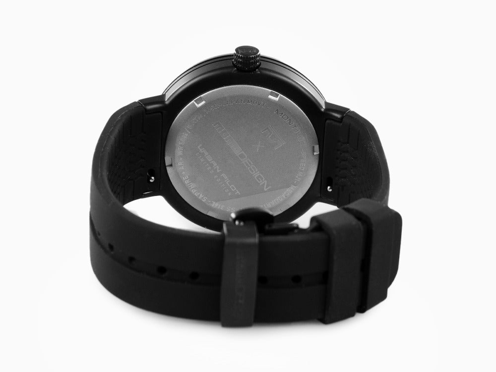 Montre à Quartz Montjuic X Momo Design Urban Pilot, Acier, PVD, MJ1.2015MOMO.B