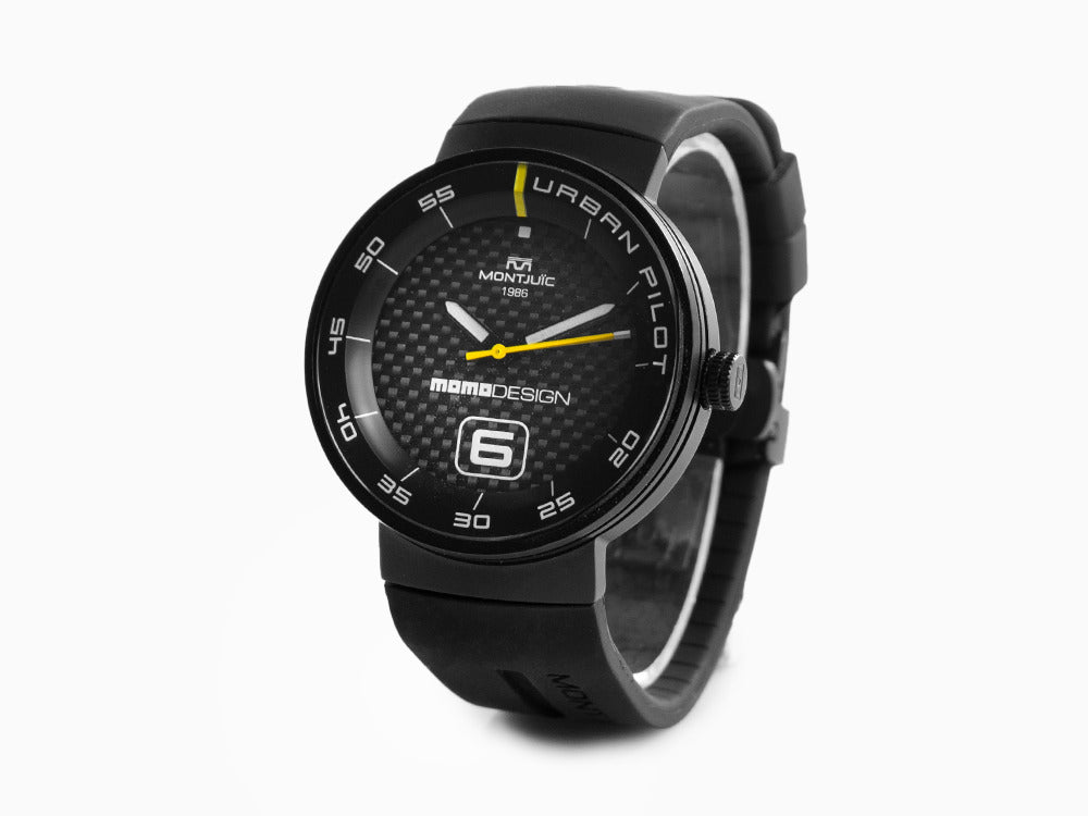 Montre à Quartz Montjuic X Momo Design Urban Pilot, Acier, PVD, MJ1.2015MOMO.B