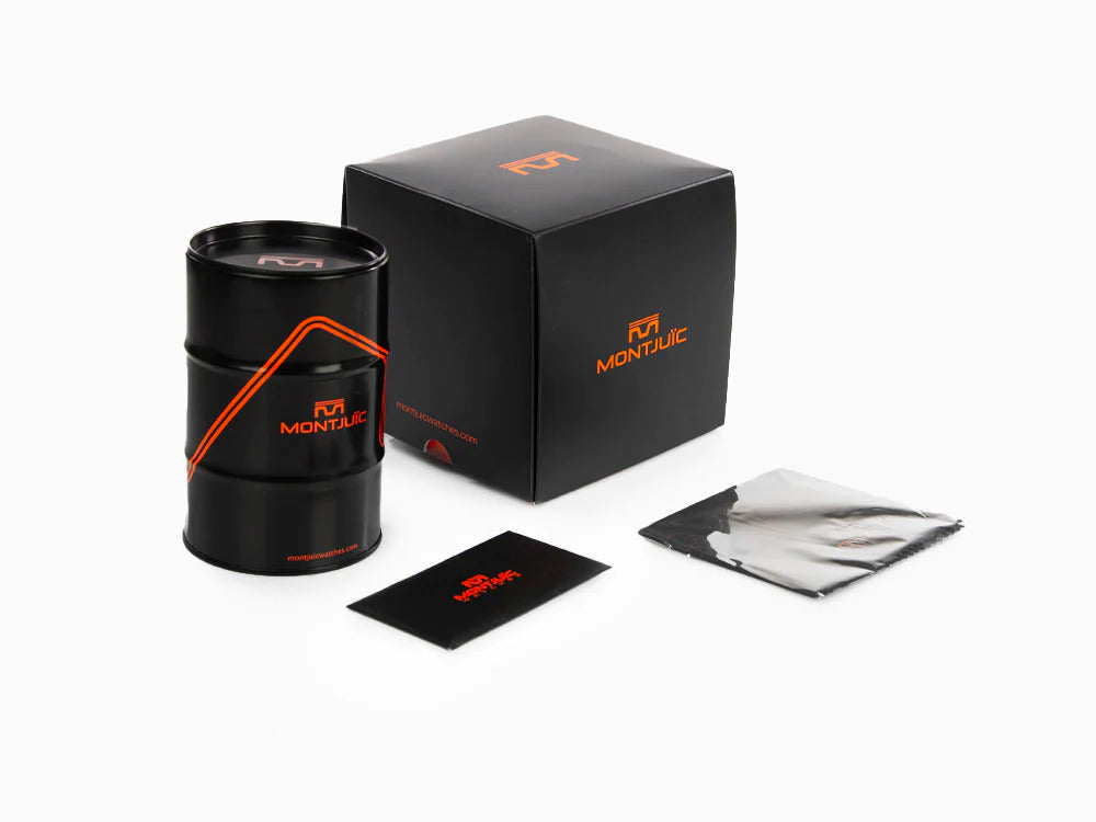 Montre à Quartz Montjuic X Momo Design Urban Pilot, Acier, PVD, MJ1.2015MOMO.B