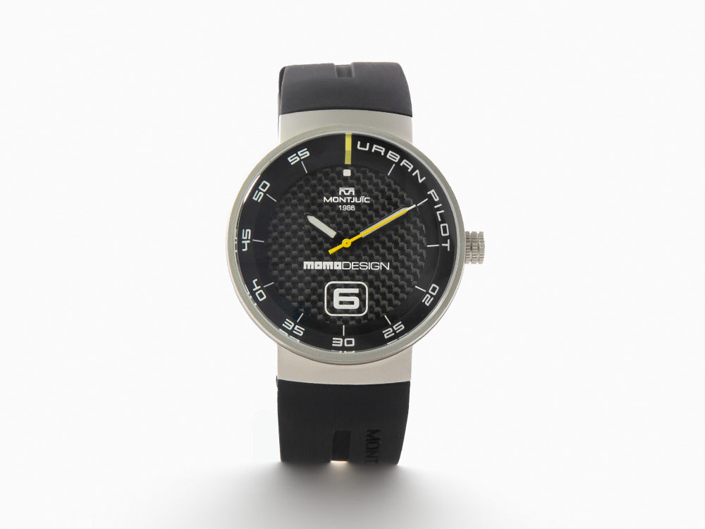 Montre à Quartz Montjuic X Momo Design Urban Pilot SS, MJ1.2015MOMO.S