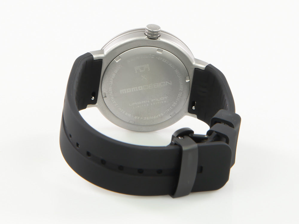 Montre à Quartz Montjuic X Momo Design Urban Pilot SS, MJ1.2015MOMO.S